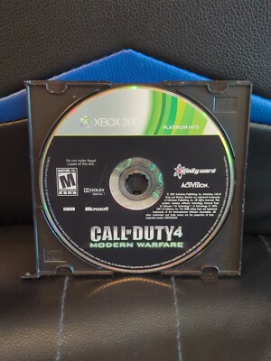 Call of Duty 4: Modern Warfare (Microsoft Xbox 360, 2007) Disc Only ...