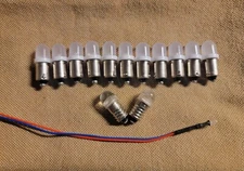 LED FROSTED WARM WHITE LAMP KIT Sansui 5000X = BAYONET BULBS!!  Receiver LIGHTS