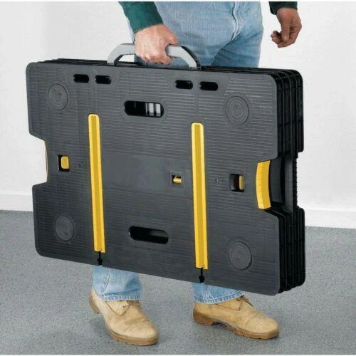 Keter Pro Series Portable Folding Work Table Bench With Clamps - Image 2 of 4