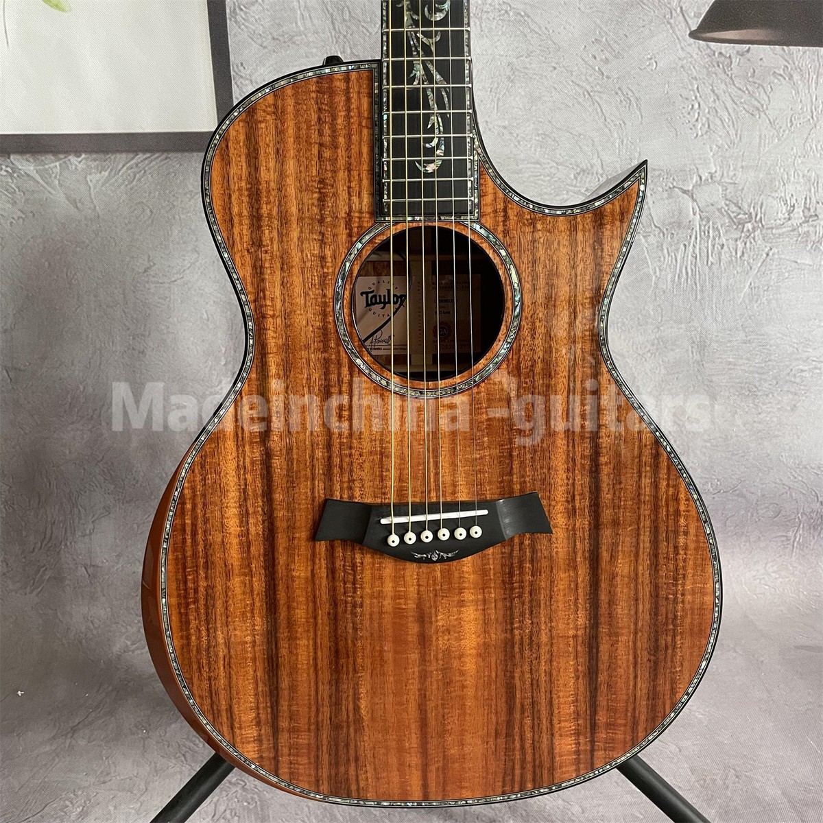 6 String PS14 Full Koa Electric Acoustic Guitar Solid Koa