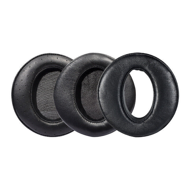 Black Lambskin Earpads Replacement Cushions Earmuff For SONY MDR