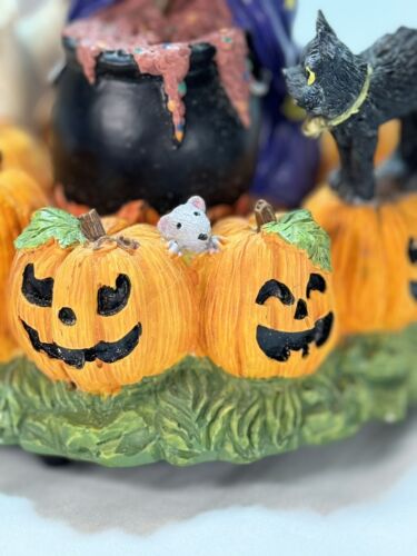 Halloween Vintage Musical Witch Autumn Harvest Collection Tested Works Spooky - Picture 4 of 15