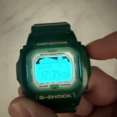 Casio G-Shock GLX-5600A-3 G-Lide Square Green Tide Moon Casio G-Shock GLX-5600A-3 G-Lide Square Green Tide Moon