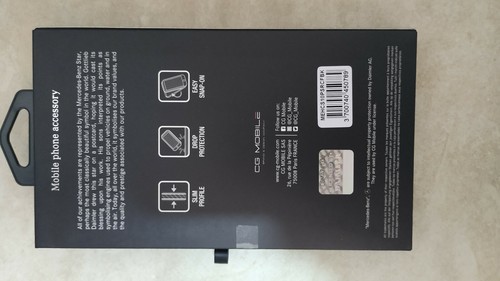 Galaxy S10+ Plus Mercedes-Benz Logo DYNAMIC LINE Carbon Hard Case Black Cover - Picture 8 of 8