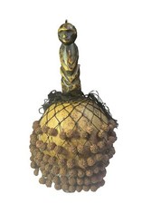 Maracas Shekere: Beautifully Beaded: Crafted In Africa Monkey Carving