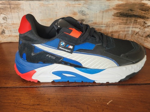 Puma BMW M Motorsport Mens Sneakers Shoes Trinity Rs-Trck Black Red MotuI Sz 11 - Picture 11 of 12