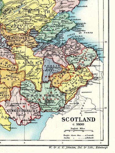Historic Map - Scotland 1600 - Poole 1902 - 23 x 30.59 - Vintage Wall Art - 第 3/20 張圖片