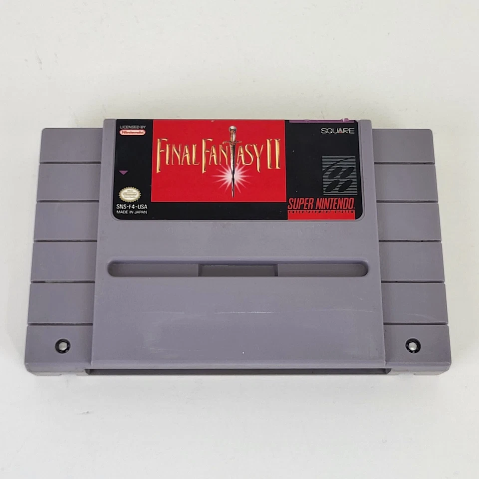 Final Fantasy II 2 (Super Nintendo SNES 1991) Game Cart Only TESTED & PLAYS - Image 2 of 4