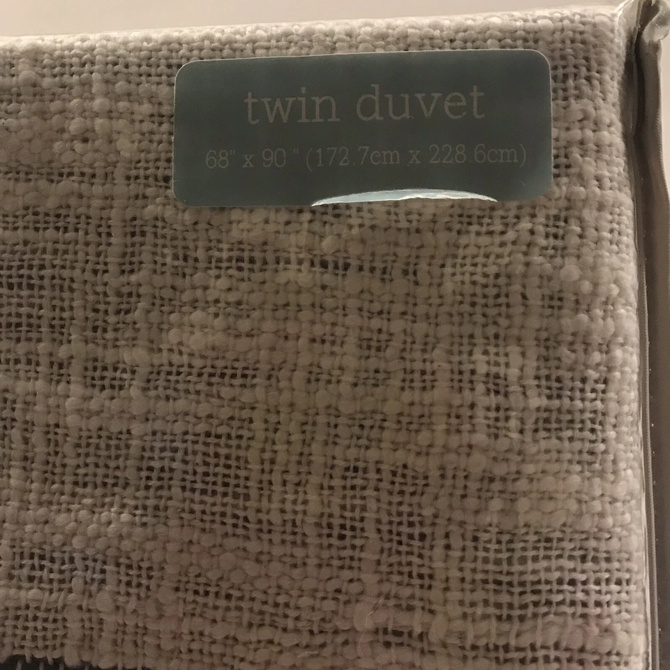 KAS ROOM South Hampton 双人被套蓝色/白色全新带盒 — 第 4/4 张图片