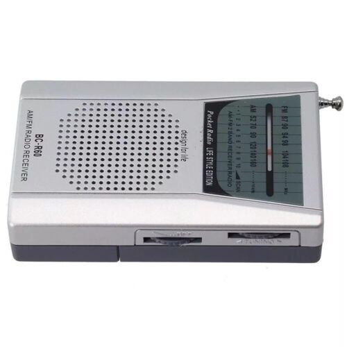 Travel AM, FM Radio Battery Powered Mini Pocket Built-in Speaker Stereo Portable - Picture 3 of 4