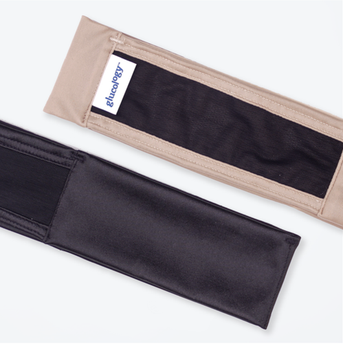 Glucology Diabetic Insulin Pump Belt Duo Set | 1 x Black Belt + 1 Beige Belt - Picture 3 of 8