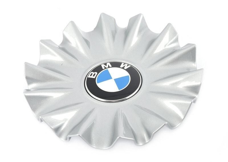 GENUINE NEW BMW WHEEL SILVER HUB CAP V-SPOKE STYLE 620 1 PCS  