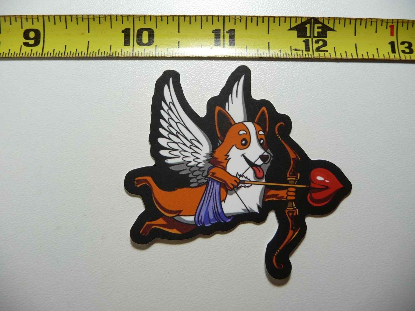 Corgi Cupid Arrow Decal Sticker for Dog Lovers and Pet Best Friends