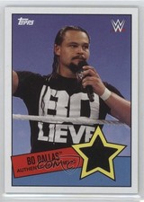 2015 Topps Heritage WWE Swatch Relic Bo Dallas 3f2