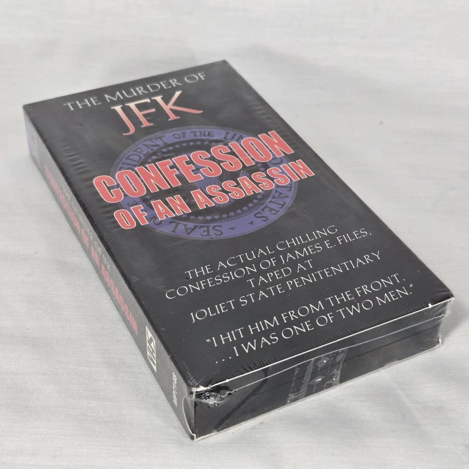 JFK Confession of an Assassin VHS 1996 Documentary Conspiracy Theory Mafia Crime Foto 4 de 4