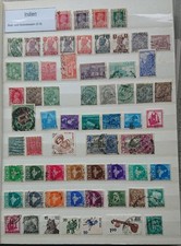 Indien- Lot ~100 &auml;ltere Marken, gestempelt, gemischte Erhaltung