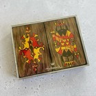 Vintage Hallmark Royal Chess Pattern Bridge Playing Cards Deck Set Retro 70s