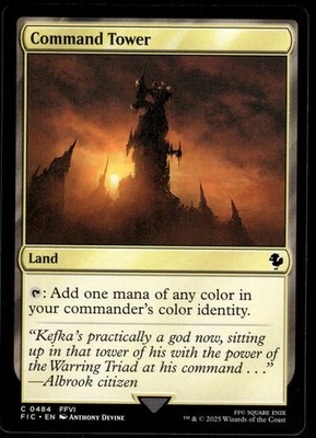 1x Command Tower (0484) - Commander: FINAL FANTASY - NM - MTG
