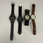 Vintage Watch Lot Timex Ironman Casio Forester NY&C Gulfar 4 Piece Set