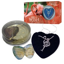 Flamingo Wish Pearl and Pendant Necklace Gift Set