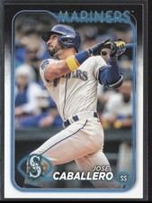 2024 Topps Jose Caballero Seattle Mariners #495