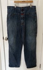 Vintage Marithe Francois Girbaud Jeans Men 38 M 90s Baggy Hip Hop Skater Read