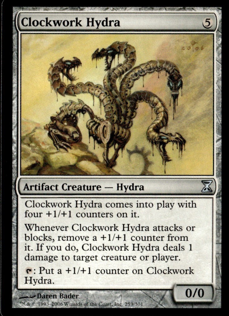 2021 Time Spiral Remastered Clockwork Hydra Masters/Uncommon #264