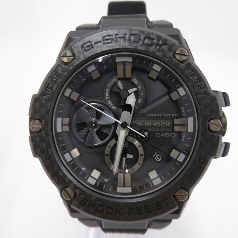 G-SHOCK （GST-B100X） GSTB100G-2A | Black and Gold G-STEEL Men's Watch G-SHOCK | CASIO