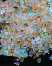50 Ct Lot Opal Rough, Small Tumble Uncut Raw Ethopian Polished Natural Opal 4/5m