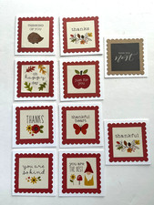Handmade Blank-Inside Greeting Cards Size 3"x3" Lot of 10 a