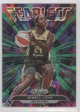 2022 Panini Prizm WNBA Fearless Green Ice Prizm Jewell Loyd #10 11ba
