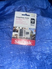 SanDisk 64GB ImageMate PLUS microSDXC UHS-1 Memory Card w/ Adapter - 130MB/s