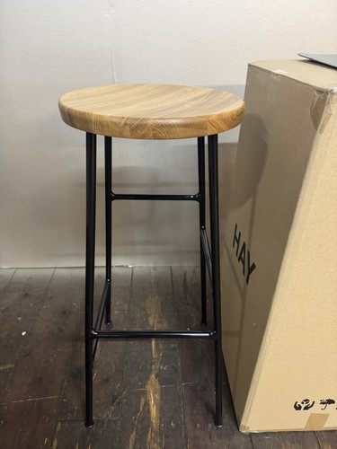 HAY Cornet High Bar Stools - Black and Oak - 75cm £265 each - Brand New x4 - Picture 3 of 10