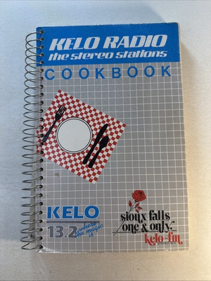 #ad Sioux Falls SD South Dakota cookbook KELO radio keloland TV station Vintage 1980 $15.00