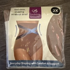 Bobbie Brooks Seamless Shaping Hi Waist Briefs Size 2 X
