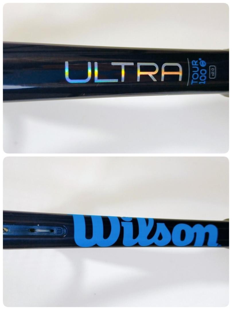 Wilson Ultra Tour 100 V2.0 G2 293G 16 20 Tennis Racket Black