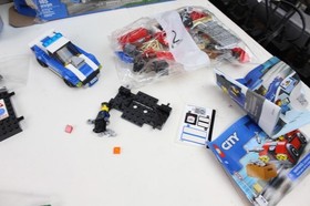 Lot of City Lego Fire Truck 60002 30002 30590 60284 60242 Road work police