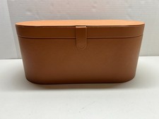 Dyson Airwrap Storage Case Large Tan Travel Carrying Leather Styler Box