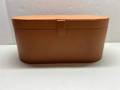 Dyson Airwrap Storage Case Large Tan Travel Carrying Leather Styler Box