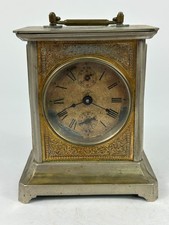 Antiker Reisewecker Junghans Tischuhr um 1900 Wecker Reise Uhr Uhrwerk Alt