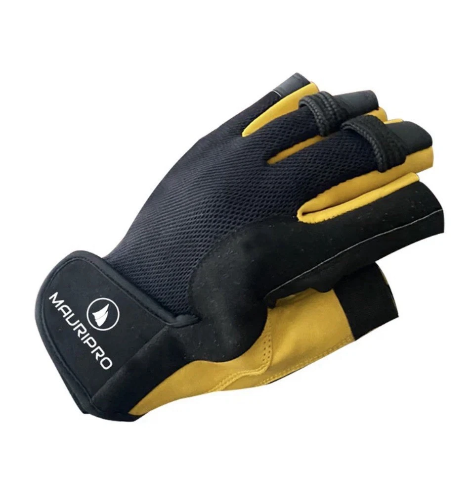 NEW Mauripro MX5 Sailing Short Fingers Gloves Fishing Rowing Water Ski Kayaking