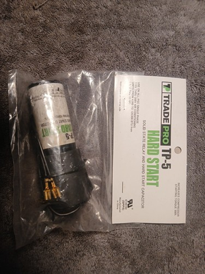 #ad Trade Pro TP 5 Hard Start Solid State Relay And Hard Start Capacitor Use On All $12.99