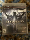 Diablo III Reaper of Souls: Ultimate Evil Edition PlayStation 3 PS3 No Manual