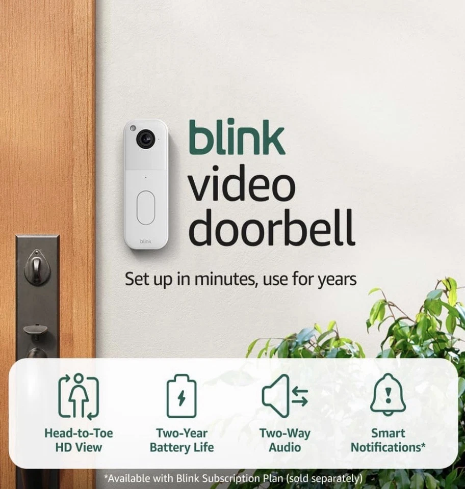 Nuevo Timbre Video Blink + Exterior 4 – Cámaras de Seguridad Inteligentes Inalámbricas Foto 2 de 4