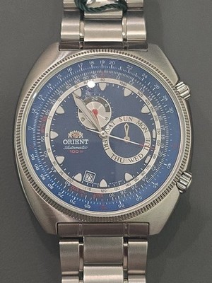 Orient ''Wheelie'' CET08002D Multi-Eyes Pilot / Slide-Rule Automatic   New in Box