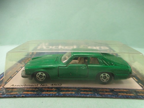 Vintage Tomy Tomica Pocket Cars F68 Green Jaguar XJS On Sealed Card Japan - Picture 2 of 3