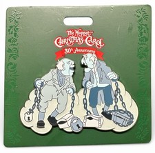WDI - Waldorf & Statler as Marley Brothers Ghosts - Muppet Christmas Carol Pin