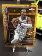 Topps Oshae Brissett 76ers Gold Pulsar Refractor #20 /50 2025-26 Chrome