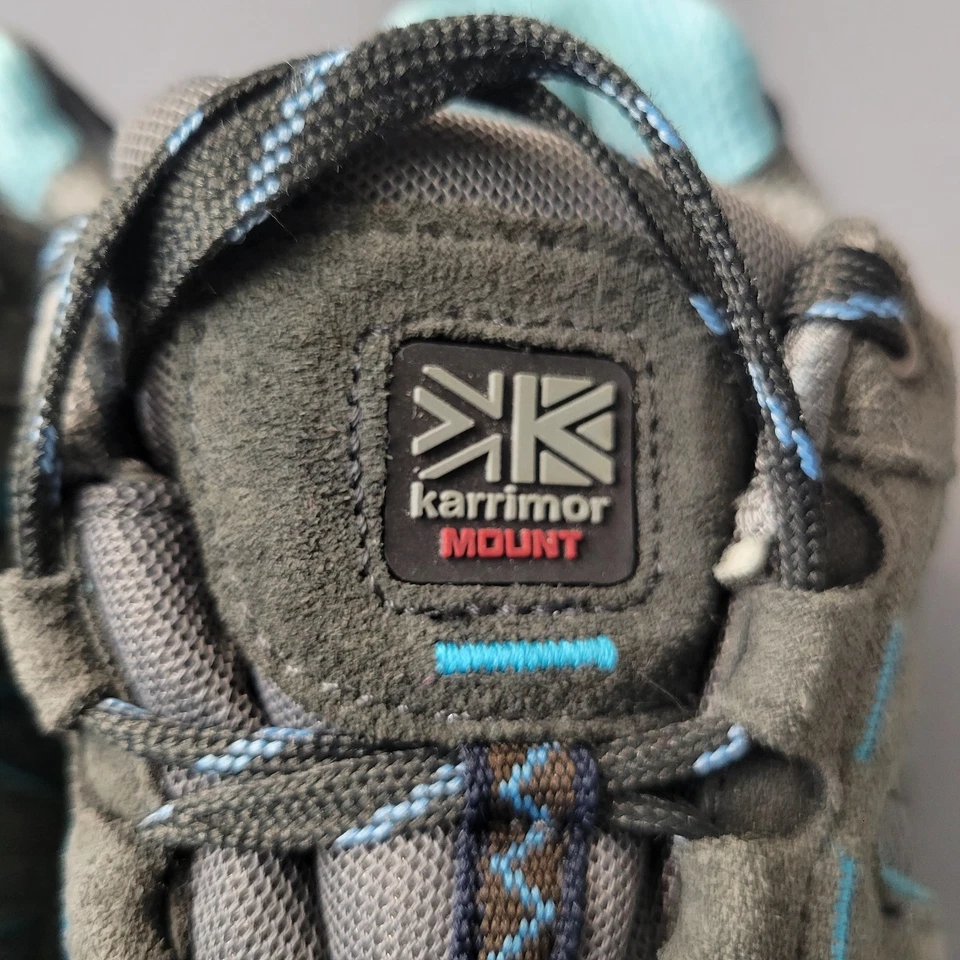 Karrimor Mount Low Shaft Outdoors Hiking Sneakers Shoes Womens 7 Gray Lace-Up - Image 2 of 4