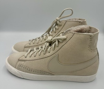 Nike Blazer Premium Mid Sherpa Pack Birch/Ivory Suede 403729-200 Sneaker Women's
